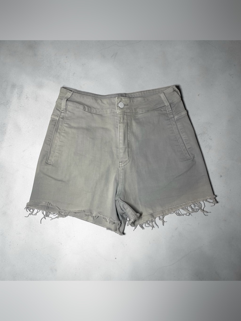 Oat New York Women’s High Rise Mom Fit Denim Shorts Size 28